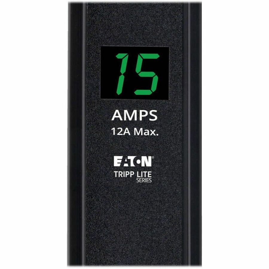 Eaton Tripp Lite Series 1.4kW Single-Phase Local Metered PDU, 120V Outlets (16 5-15R), 5-15P, 15 ft. (4.57 m) Cord, 0U Vertical, 48 in.
