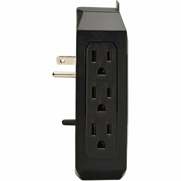 Eaton Tripp Lite Series Protect It 6-Outlet Surge Protector - 5-15R Outlets, 2 USB Ports, 5-15P Direct Plug-In, 490 Joules, Black