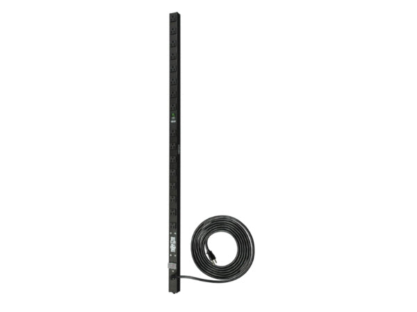 Eaton Tripp Lite Series 1.4kW Single-Phase Local Metered PDU, 120V Outlets (16 5-15R), 5-15P, 15 ft. (4.57 m) Cord, 0U Vertical, 48 in.