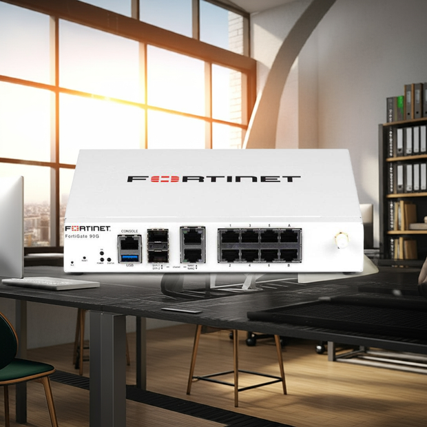 FORTIGATE-90G 8 X GE RJ45 PORTS, 2 X 10GE RJ45/SFP+ SHARED MEDIA WAN PORTS. Desktop, HTTPS,RJ45 Console,USB Management Port