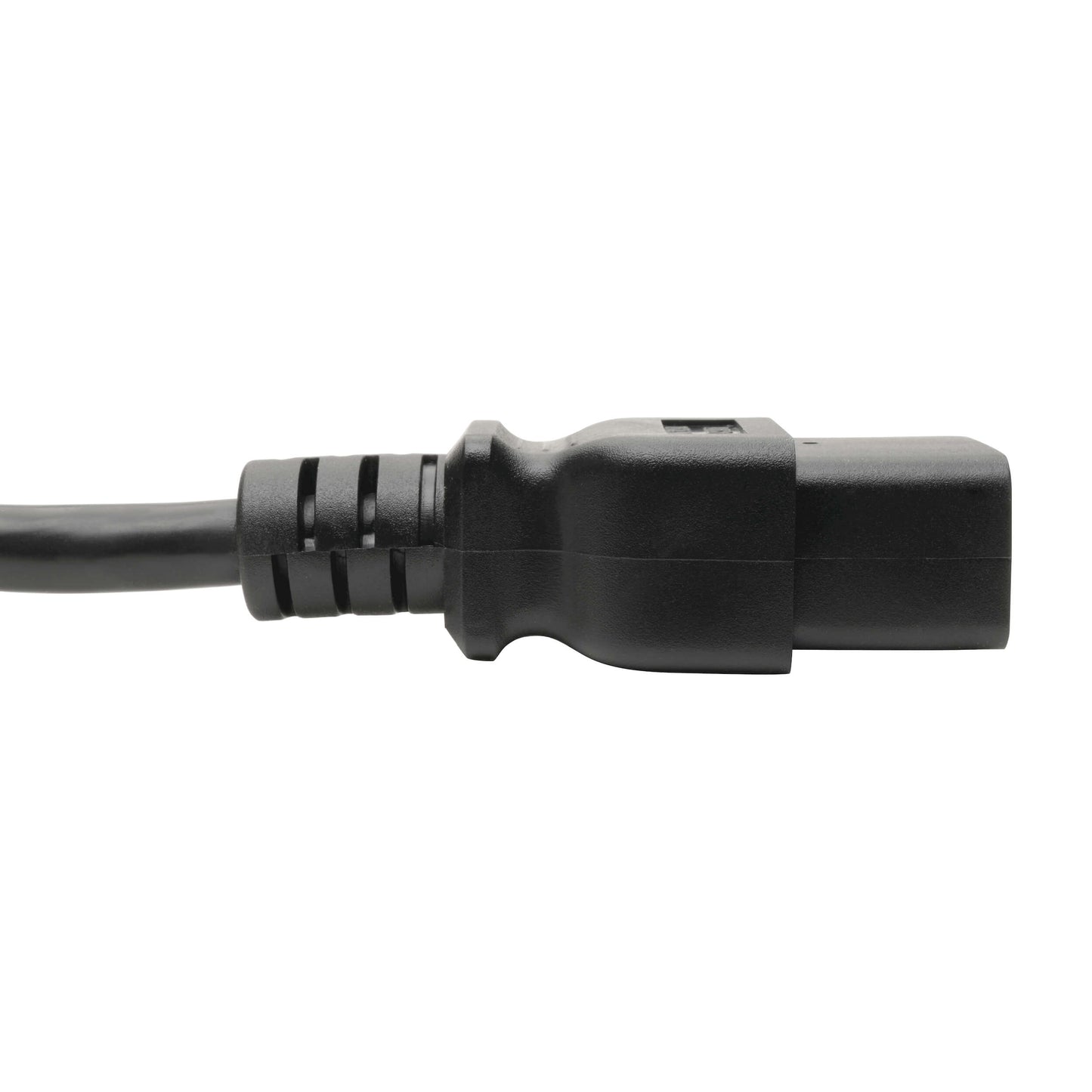 Eaton Tripp Lite Series Computer Power Cord, C19 to NEMA 5-15P - Heavy-Duty, 15A, 125V, 14 AWG, 10 ft. (3.05 m), Black