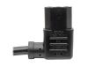 Eaton Tripp Lite Series Computer Power Cord, NEMA 5-15P to Left-Angle C13 - 10A, 125V, 18 AWG, 6 ft. (1.83 m), Black
