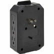 Eaton Tripp Lite Series Protect It 6-Outlet Surge Protector - 5-15R Outlets, 2 USB Ports, 5-15P Direct Plug-In, 490 Joules, Black