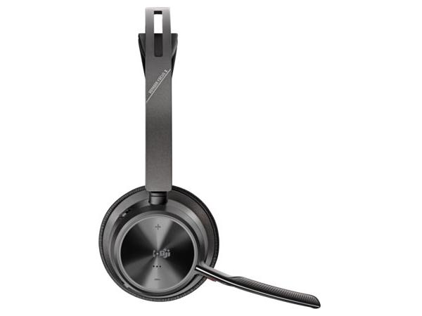 Poly Voyager Focus 2 Microsoft Teams Certified USB-C-C Headset +USB-C/A Adapter +Charging Stand WW