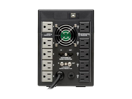 Eaton Tripp Lite Series OmniSmart 1500VA 810W 120V Line-Interactive UPS - 10 Outlets, AVR, USB, LCD, Tower
