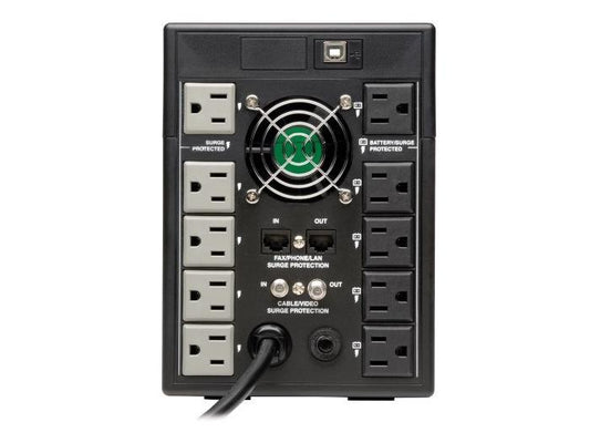 Eaton Tripp Lite Series SmartPro 1500VA 900W 120V Line-Interactive Sine Wave UPS - 8 Outlets, LCD, USB, Tower