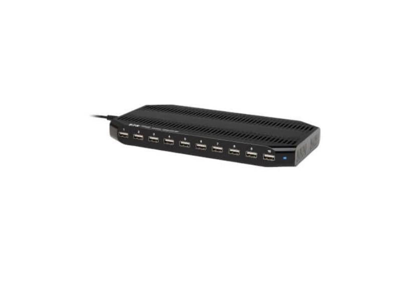 Eaton Tripp Lite Series 10-Port USB Charging Station with Adjustable Storage, 12V 8A (96W) USB Charger Output