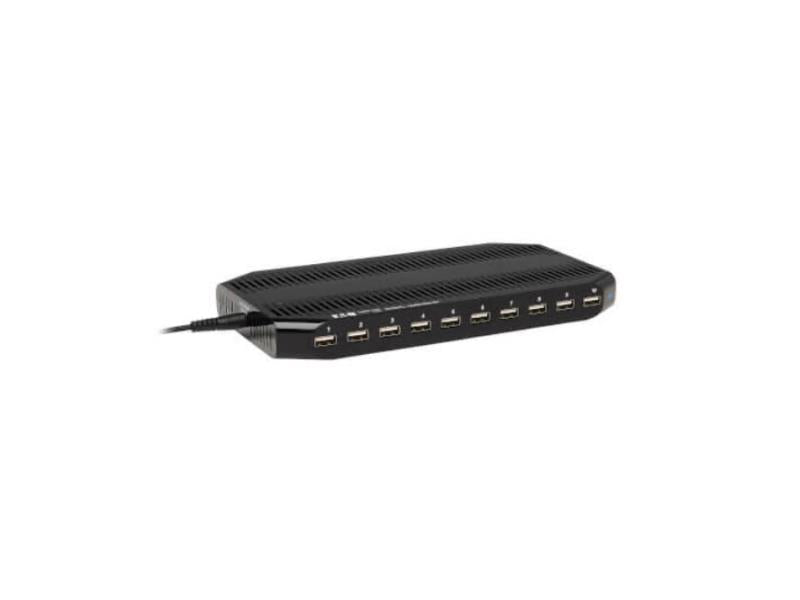 Eaton Tripp Lite Series 10-Port USB Charging Station with Adjustable Storage, 12V 8A (96W) USB Charger Output