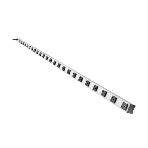 Eaton Tripp Lite Series 24-Outlet Vertical Power Strip, 120V, 15A, 5-15P, 15 ft. (4.57 m) Cord, 72 in