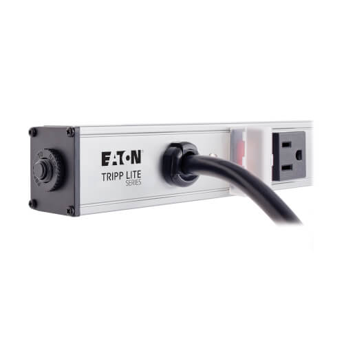 Eaton Tripp Lite Series 24-Outlet Vertical Power Strip, 120V, 15A, 5-15P, 15 ft. (4.57 m) Cord, 72 in