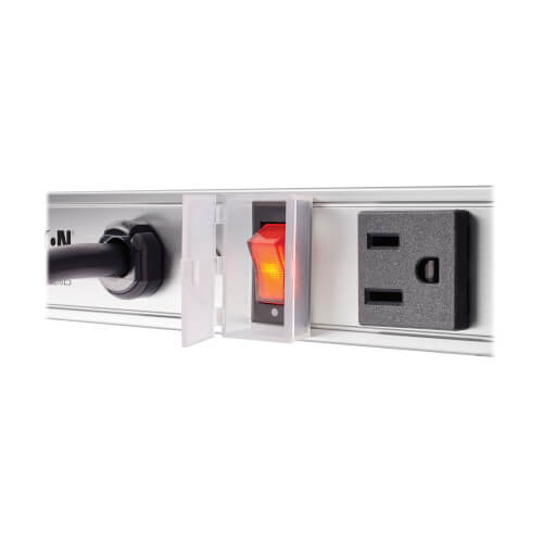 Eaton Tripp Lite Series 24-Outlet Vertical Power Strip, 120V, 15A, 5-15P, 15 ft. (4.57 m) Cord, 72 in